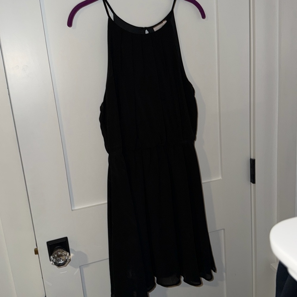 black dress